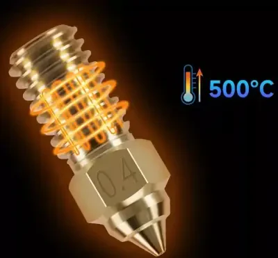 0.2mm ELEGOO Neptune 4/4 Pro CHT Pirinç Nozzle - Robolink (1)