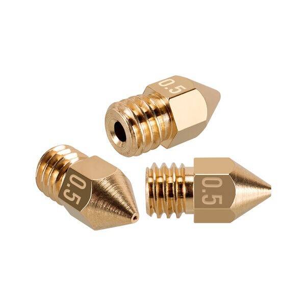 0.5mm Pirinç Nozzle MK8 - 2.85mm Filament Uyumlu - 3