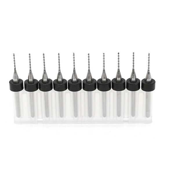0.6mm PCB Mini CNC - Matkap Ucu Seti - 10 Adet - 1