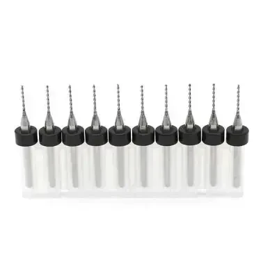 0.8mm PCB Mini CNC - Matkap Ucu Seti - 10 Adet - 1 data-big=