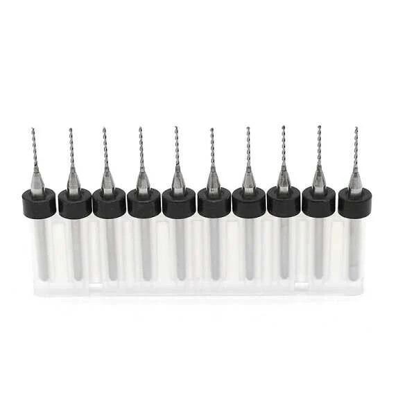 0.8mm PCB Mini CNC - Matkap Ucu Seti - 10 Adet - 1