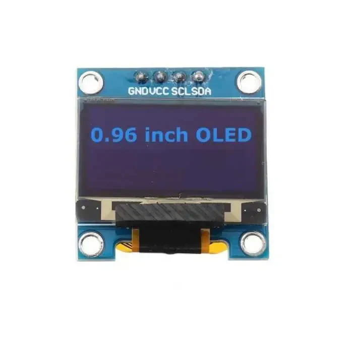 0.96 inch I2C OLED Ekran 128x64-Mavi/Siyah - 1