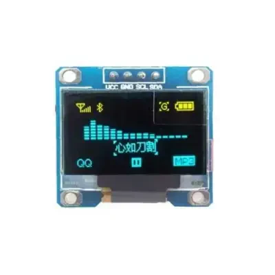 0.96 inch I2C OLED Ekran 128x64-Mavi/Sarı - 1 data-big=