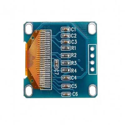 0.96 inch I2C OLED Ekran 128x64-Mavi/Sarı - 4 data-big=