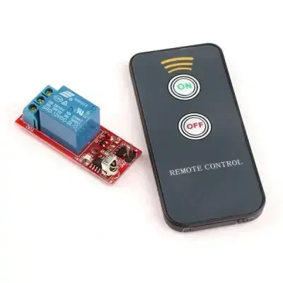 1 Kanal IR Kumandalı Röle Kartı - 12V - 1 data-big=