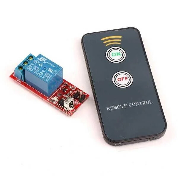 1 Kanal IR Kumandalı Röle Kartı - 12V - Robolink