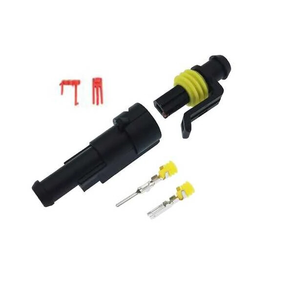 1 Pin Su Geçirmez Konnektör Takımı - IC266W - 1