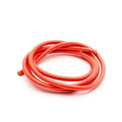 10 AWG Silikon Kablo 1 Metre - Kırmızı - 1 data-big=
