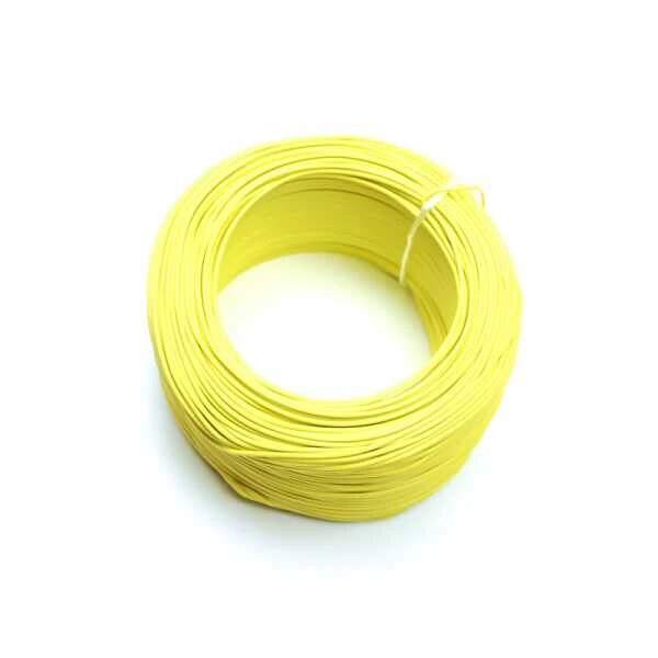 100 Metre Çok Damarlı Montaj Kablosu 24 AWG - Sarı - Robolink