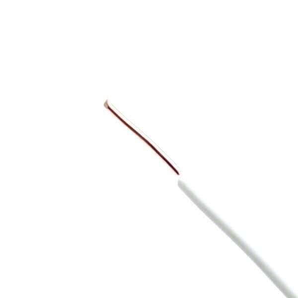 100 Metre Tek Damarlı Montaj Kablosu 24 AWG - Beyaz - 2