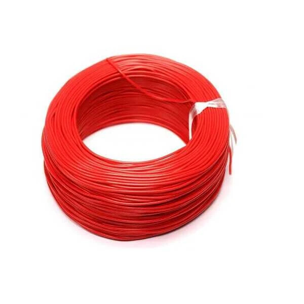 100 Metre Tek Damarlı Montaj Kablosu 24 AWG - Kırmızı - Robolink