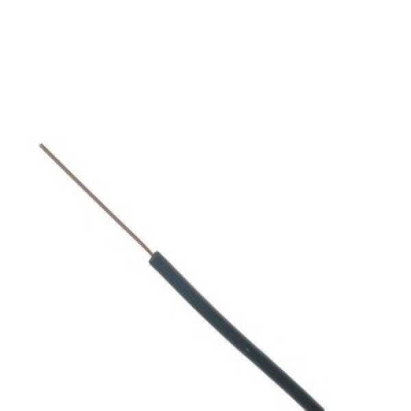 100 Metre Tek Damarlı Montaj Kablosu 24 AWG - Siyah - 2