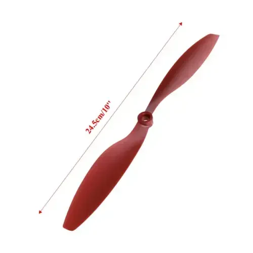 1045 Plastik Drone CW/CCW Pervane Seti-Kırmızı - 2