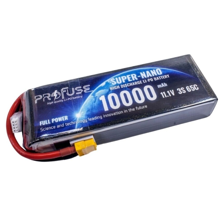 11.1V 3S 10000mAh 65C Lipo Batarya - Profuse