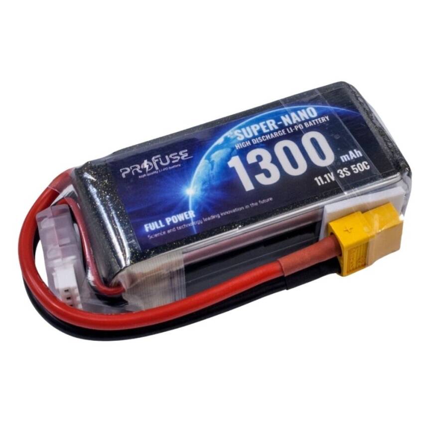 11.1V 3S 1300mAh 50C Lipo Batarya - 1