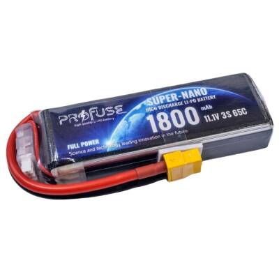 11.1V 3S 1800mAh 65C Lipo Batarya - Profuse