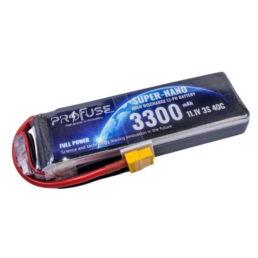 11.1V 3S 3300mAh 40C Lipo Batarya - 1