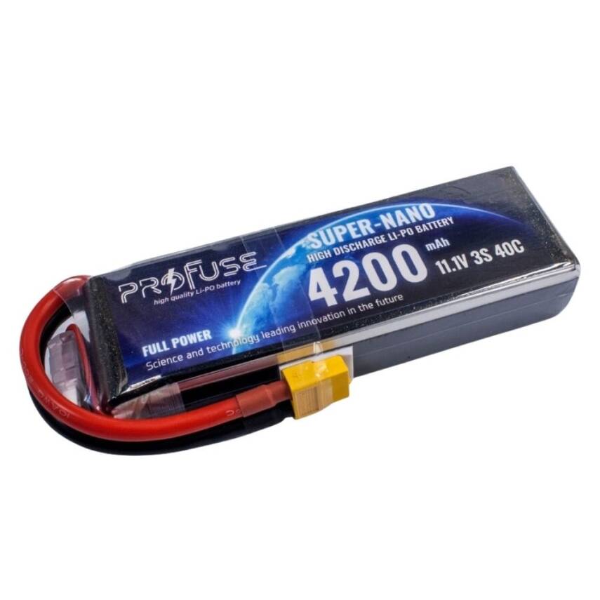 11.1V 3S 4200mAh 40C Lipo Batarya - 1
