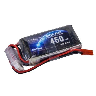 11.1V 3S 450mAh 40C Lipo Batarya - Profuse