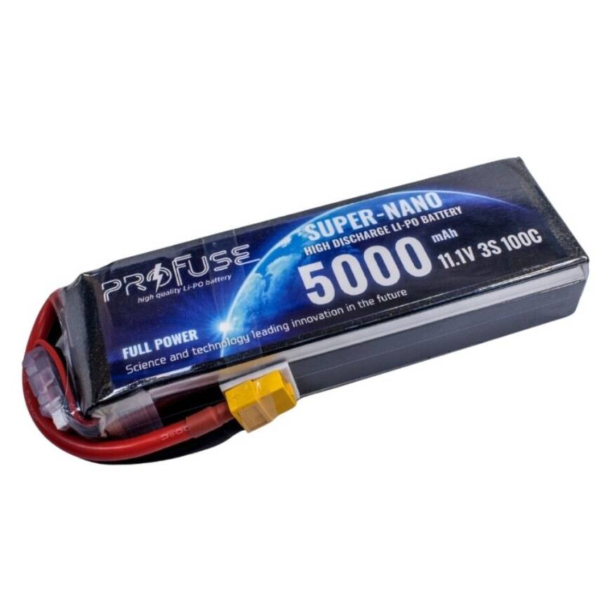 11.1V 3S 5000mAh 100C Lipo Batarya - 1