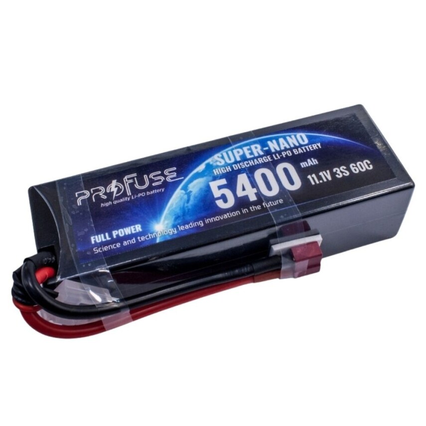 11.1V 3S 5400mAh 60C Lipo Batarya - Kutulu - 1