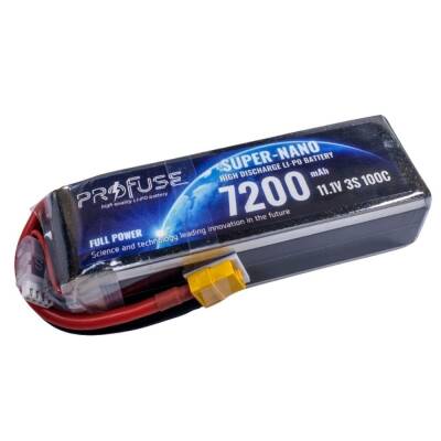 11.1V 3S 7200mAh 100C Lipo Batarya - 1 data-big=