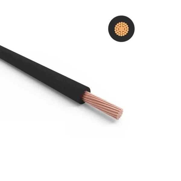 12 AWG Silikon Kablo 1 Metre - Siyah - 3