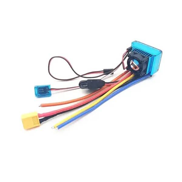 120A ESC 1/10 RC Araba Fırçasız Motor Kontrolcüsü - 1