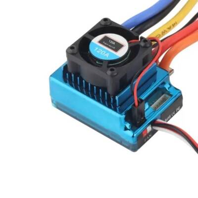 120A ESC 1/10 RC Araba Fırçasız Motor Kontrolcüsü - Robolink (1)