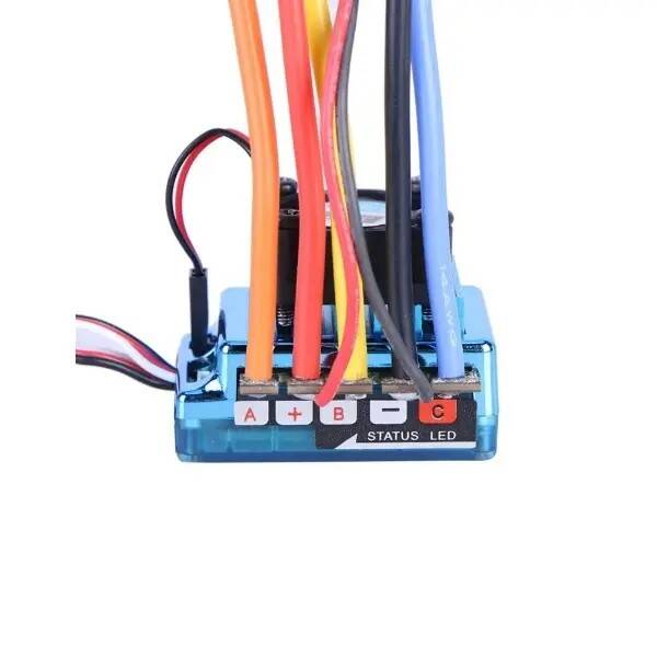 120A ESC 1/10 RC Araba Fırçasız Motor Kontrolcüsü - 4