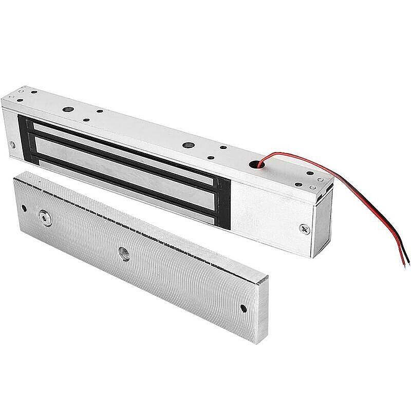 12V 280kg Elektromanyetik Kapı Kilidi - Gecikmeli - 1