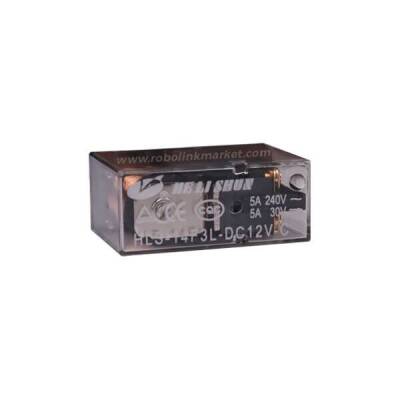12V 5A Çift Kontak Röle - HLS-14F3L-DC12V-C - Helishun
