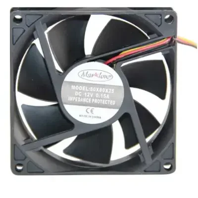 12V DC 3 Kablo FAN 80x80x25mm - 1 data-big=
