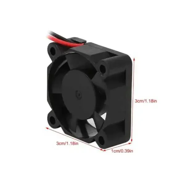 12V Fan - 30x30x10mm - 2