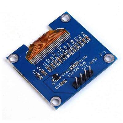 1.3 inch I2C OLED Ekran 128x64 - Beyaz - 3 data-big=