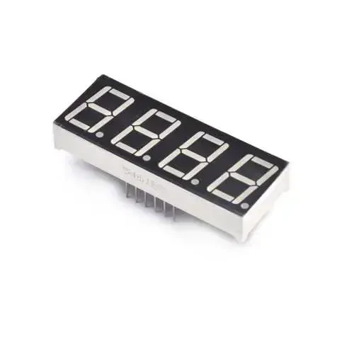 14mm 4'lü Ortak Anot 7 Segment Display/Kırmızı - 0.56inç - Robolink
