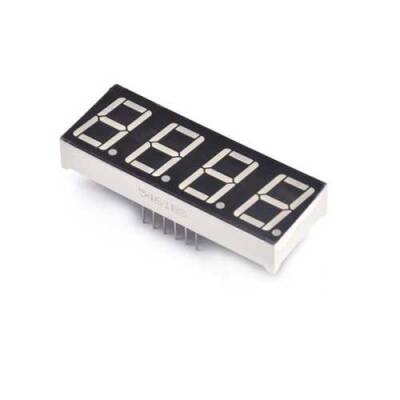 14mm 4'lü Ortak Anot 7 Segment Display/Kırmızı - 0.56inç - 7 data-big=