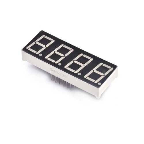 14mm 4'lü Ortak Anot 7 Segment Display/Kırmızı - 0.56inç - 7