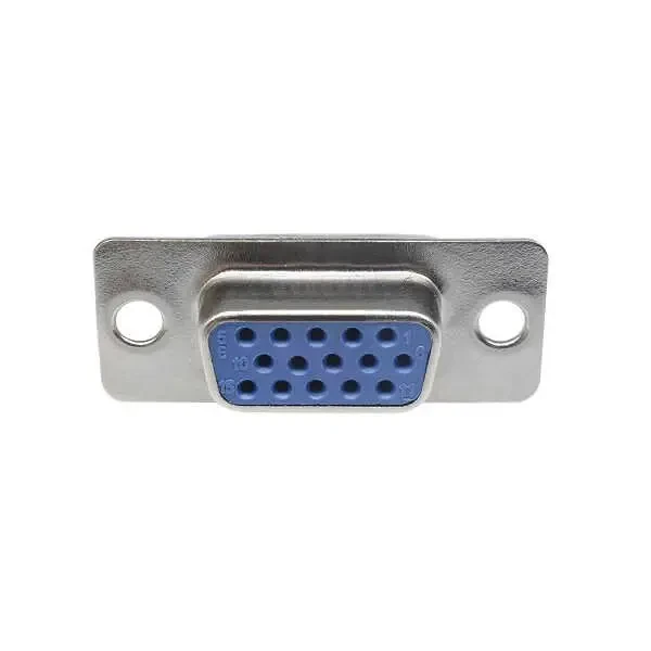 15 Pin Dişi D-Sub Konnektör 3 Sıra - Lehim Tip - 1