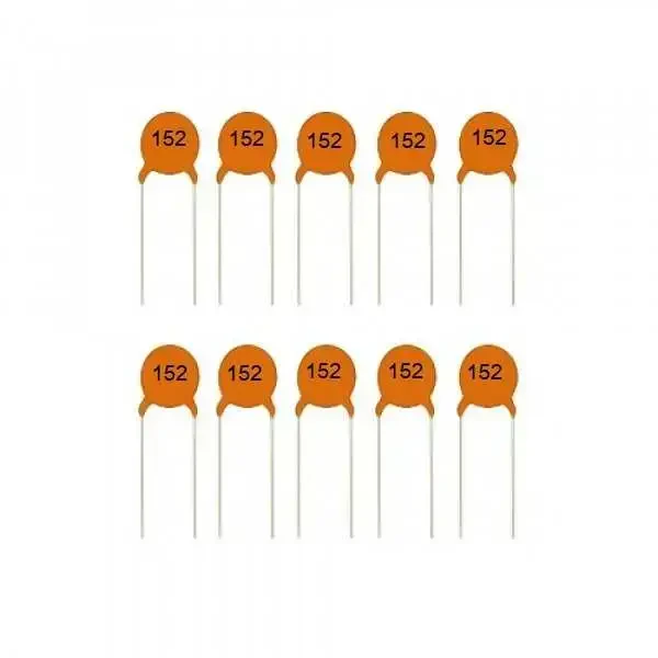 152pF Seramik Kondansatör Paketi - 10 Adet - 1