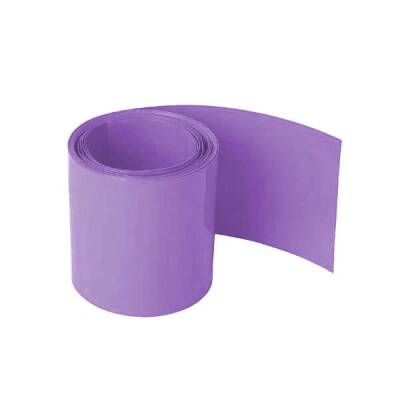 18650 Pil Kaplama Makaronu Açık Mor - 30x0.10mm - 1 Metre - 1 data-big=