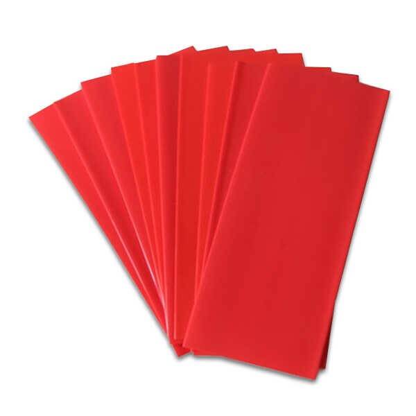 18650 Pil Kaplama Makaronu - Kırmızı - 10 Adet - 1