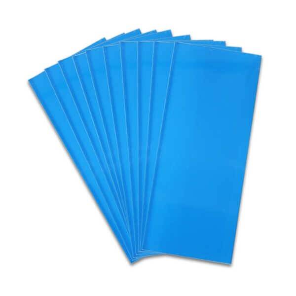 18650 Pil Kaplama Makaronu - Mavi - 10 Adet - 1