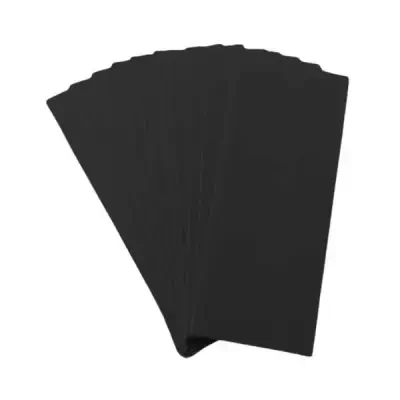 18650 Pil Kaplama Makaronu - Siyah - 10 Adet - 1 data-big=