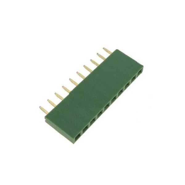 1x10 Pin Dişi Header - Yeşil - 1