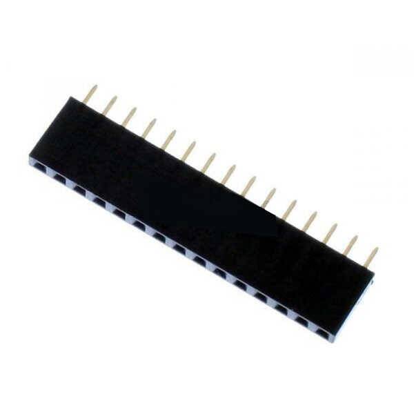 1x15 Pin Dişi Header - Siyah - 1