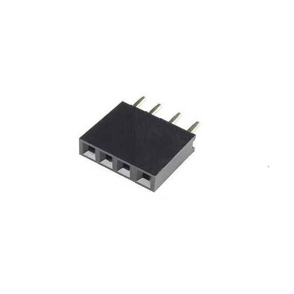 1x4 Pin Dişi Header - Siyah - 1
