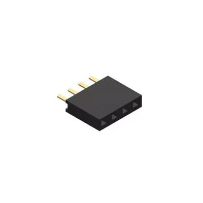 1x4 Pin Dişi Header - Siyah - 2 data-big=