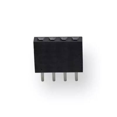 1x4 Pin Dişi Header - Siyah - 3 data-big=