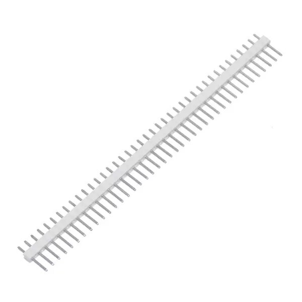 1x40 180 Derece Erkek Pin Header - Beyaz - 1